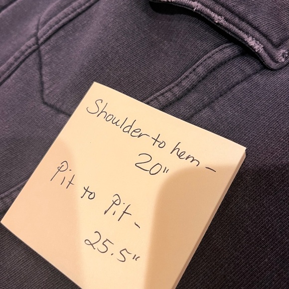 Free People Dreamers Cropped Button Up Hoodie Jacket Gray Streetwear Large - Picture 7 of 14